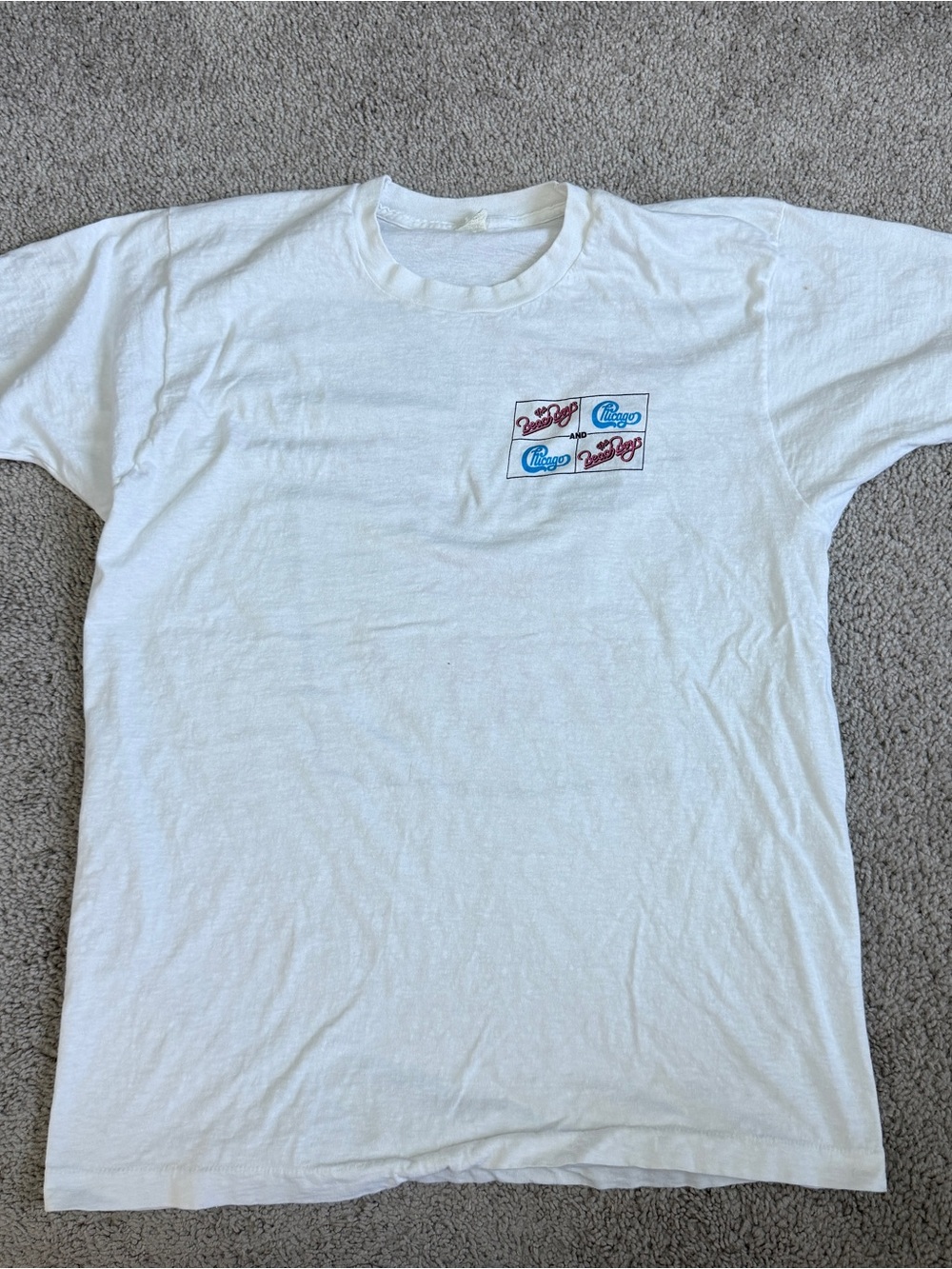 Chicago Beach Boys Together In Concert 1989 Vintage Tour Tee XL 21” pit to pit - Picture 3 of 10